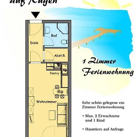 Apartment Ostseebad Auf Ruegen Im Haus Baltic 1 Og Sellin (Rugen)